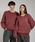 kutir�i�N�e�B�[���j�́uMOHAIR BLEND  DESIGN KNIT/���w�A�u�����h�f�U�C���j�b�g�i�j�b�g/�Z�[�^�[�j�v�b�{���h�[