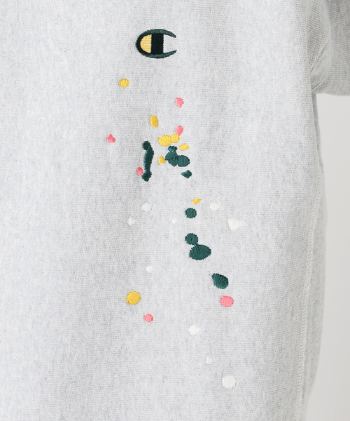 Champion別注刺繍スプラッシュスウェット Champion（チャンピオン）の「CHAMPION / チャンピオン 別注 R/W