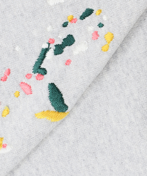 Champion(チャンピオン)の「CHAMPION / チャンピオン 別注 R/W 刺繍スプラッシュ スウェット(スウェット・メンズ・グレー/ブラック/アイボリー・MEDIUM/LARGE/X-LARGE)」の5枚目の写真