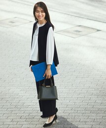 ANY（エニィ）の「【3SET】セレモニー3点セット（ブラウス＋ジレ＋パンツ）（セットアップ）」