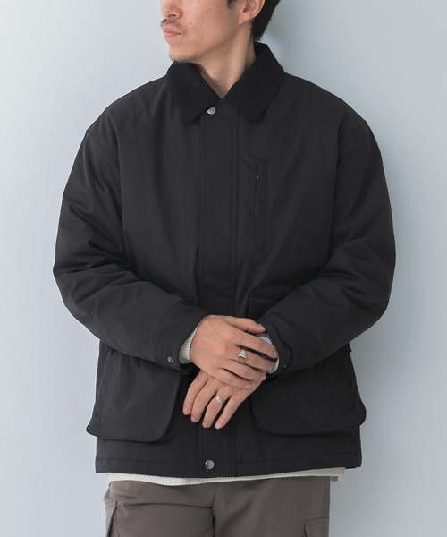 ITEMS URBANRESEARCH(アイテムズ アーバンリサーチ)の「襟コーデュロイ 中綿ハンティングJACKET(その他アウター・メンズ・チャコールグレー/カーキ/ブラック・MEDIUM/LARGE)」の5枚目の写真