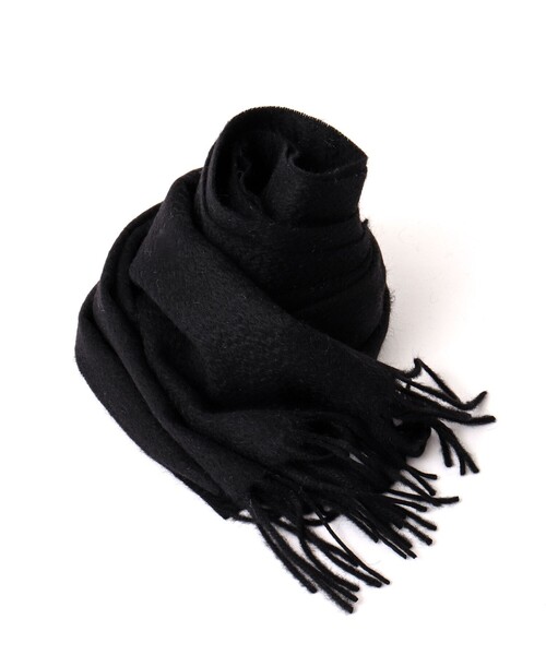 NOLLEY’S（ノーリーズ）の「カシミヤマフラー30（マフラー・メンズ・チャコールグレー/ライトグレー/ブラック/オフホワイト/オリーブ・FREE）」の3枚目の写真