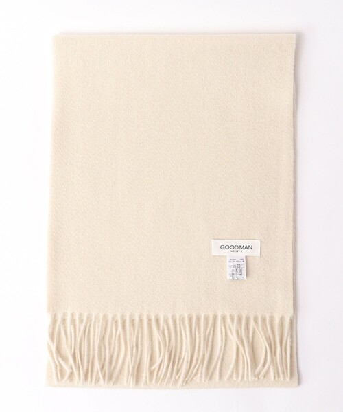 NOLLEY’S（ノーリーズ）の「カシミヤマフラー30（マフラー・メンズ・チャコールグレー/ライトグレー/ブラック/オフホワイト/オリーブ・FREE）」の6枚目の写真