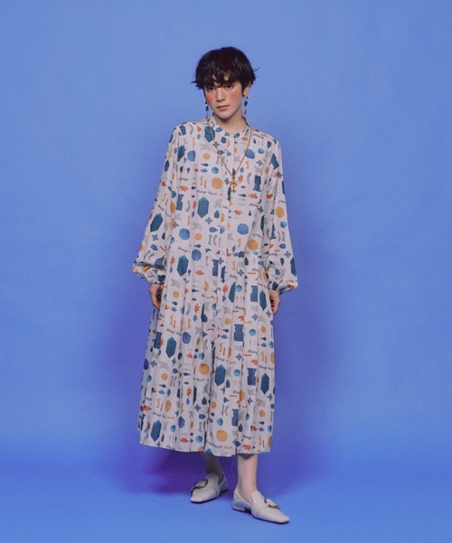 マルチパターンタックワンピース（ワンピース）｜manana suerte（マニャーナスエルテ）