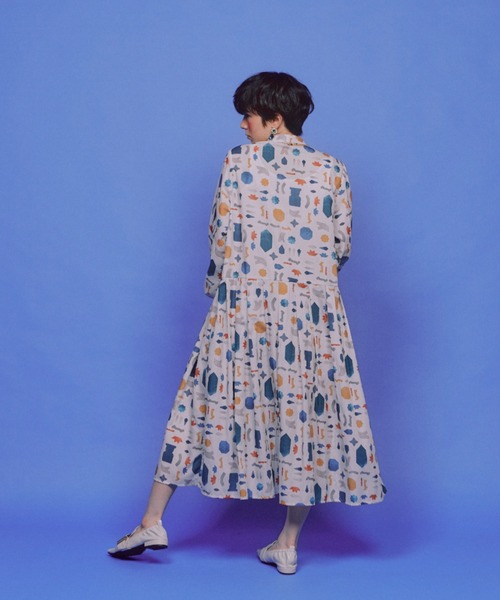 マルチパターンタックワンピース（ワンピース）｜manana suerte（マニャーナスエルテ）