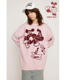 SLY｜スライ（レディース）のニット/セーター（ピンク/桃色系）通販  
