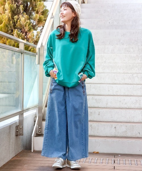 デニムバギーパンツ（その他パンツ）｜チチカカ（チチカカ）の