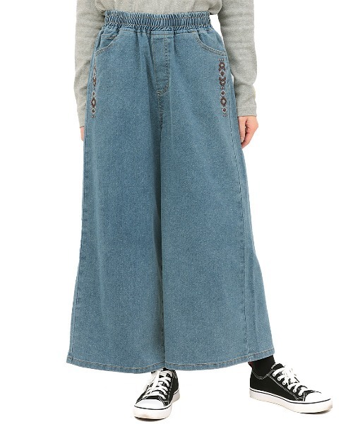 チチカカ(チチカカ)の「デニムバギーパンツ(その他パンツ・レディース・ブルー/ライトグレー・MEDIUM/LARGE)」の10枚目の写真