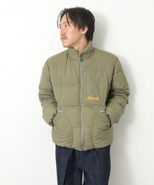 NANGA(ナンガ)の「【NANGA/ナンガ】MAZENO RIDGE JACKET ダウンジャケット(ダウンジャケット/コート・メンズ・カーキ/ブラック・M/L)」の7枚目の写真