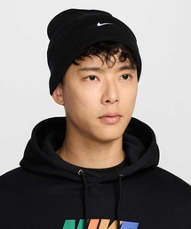 NIKE(iCL)̃iCL s[N XEbV r[j[ / Nike Peak Swoosh Beanie HF0187-010 Black(jbgLbv/r[j[)