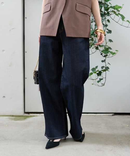 パンツ RED CARD 35th Anniversary Wide/Rinse 23 RED CARD/レッドカード】35th Anniversary Wide ワイドデニム