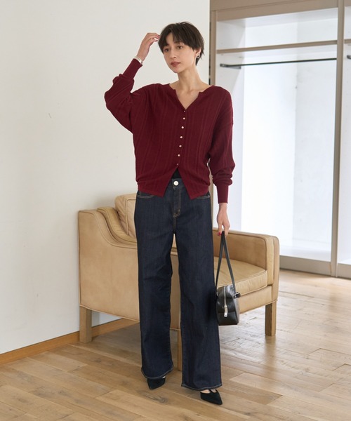 RED CARD/レッドカード】35th Anniversary Wide ワイドデニム（デニム