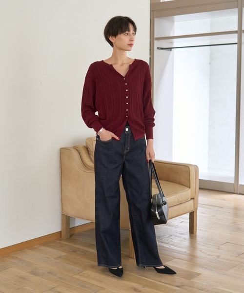 RED CARD/レッドカード】35th Anniversary Wide ワイドデニム（デニム