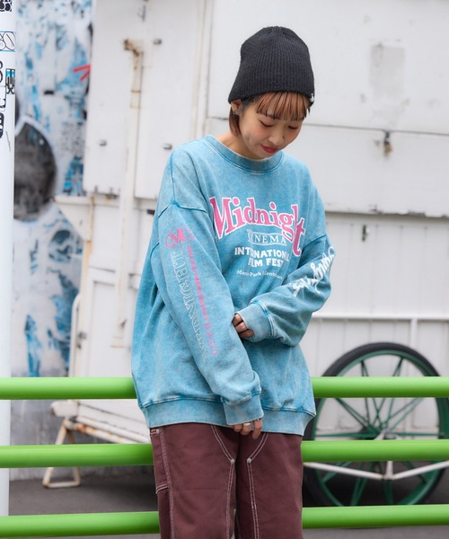 セール】M.C.ヴィンテージ加工スウェットトップス（スウェット