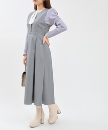 ASTORIA ODIER | Vネックフレアジャンスカ(ワンピース)