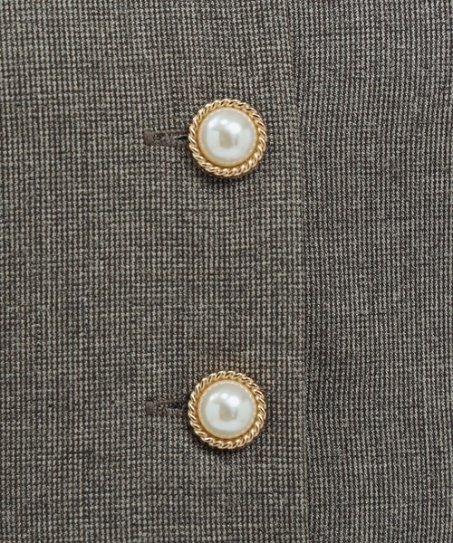 ASTORIA ODIER(アストリアオディール)の「Vネックフレアジャンスカ(ワンピース・レディース・グレー/ライトグレー/ブラウン・SMALL/MEDIUM)」の12枚目の写真