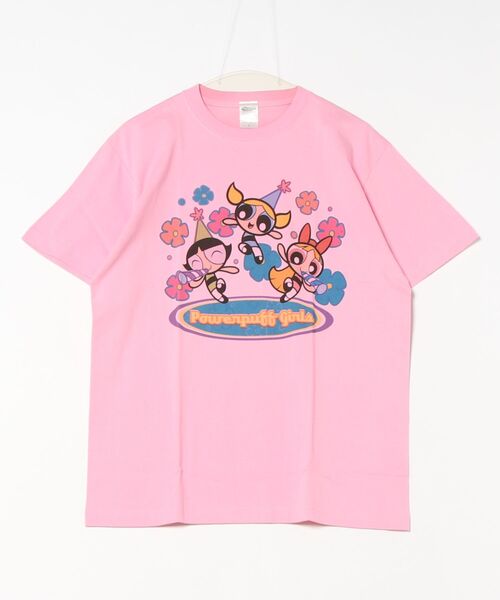 Rendez-Vous(ランデヴー)の「【 The Powerpuff Girs 】 パワーパフガールズ Tシャツ 24W12(Tシャツ/カットソー・レディース・ライトピンク/ピンク/ホワイト/ブルー・LARGE)」の4枚目の写真