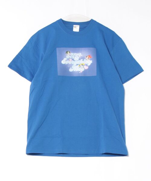 Rendez-Vous(ランデヴー)の「【 The Powerpuff Girs 】 パワーパフガールズ Tシャツ 24W12(Tシャツ/カットソー・レディース・ライトピンク/ピンク/ホワイト/ブルー・LARGE)」の1枚目の写真