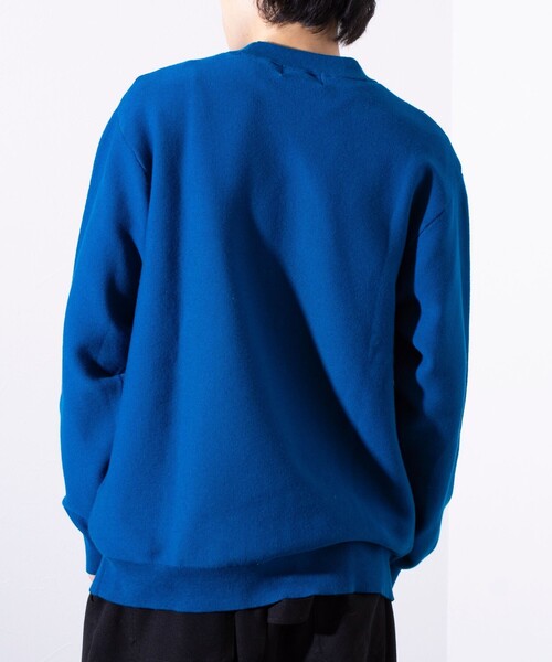 GLOSTER(グロスター)の「【ビジカジ対応】【GLOSTER/グロスター】ガータークルーネック ジャケット用ニット ジャケニット(ニット/セーター・メンズ・アイボリー/ブラック/チャコールグレー/ブルー・S/M/L)」の8枚目の写真