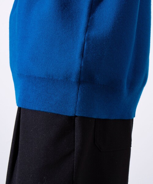 GLOSTER(グロスター)の「【ビジカジ対応】【GLOSTER/グロスター】ガータークルーネック ジャケット用ニット ジャケニット(ニット/セーター・メンズ・アイボリー/ブラック/チャコールグレー/ブルー・S/M/L)」の13枚目の写真