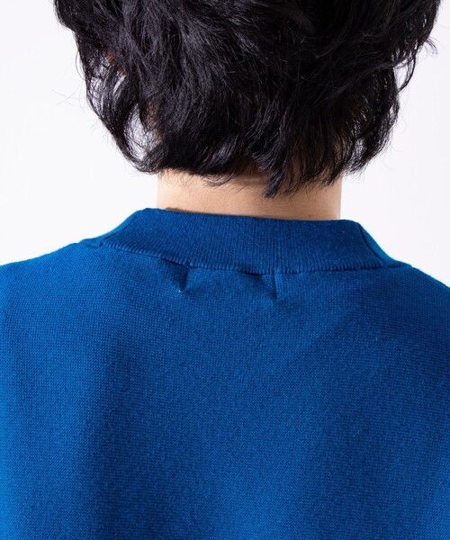 GLOSTER(グロスター)の「【ビジカジ対応】【GLOSTER/グロスター】ガータークルーネック ジャケット用ニット ジャケニット(ニット/セーター・メンズ・アイボリー/ブラック/チャコールグレー/ブルー・S/M/L)」の14枚目の写真