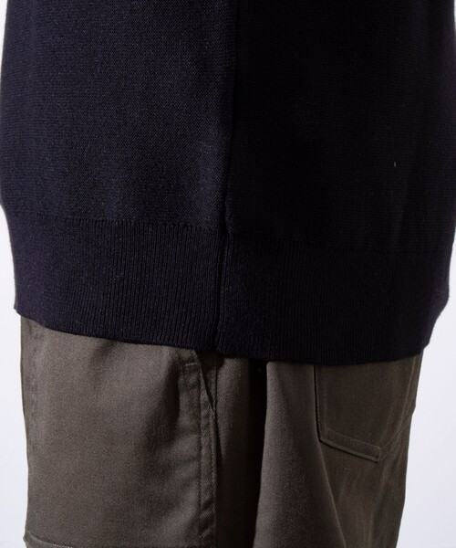 GLOSTER(グロスター)の「【ビジカジ対応】【GLOSTER/グロスター】ガータークルーネック ジャケット用ニット ジャケニット(ニット/セーター・メンズ・アイボリー/ブラック/チャコールグレー/ブルー・S/M/L)」の22枚目の写真