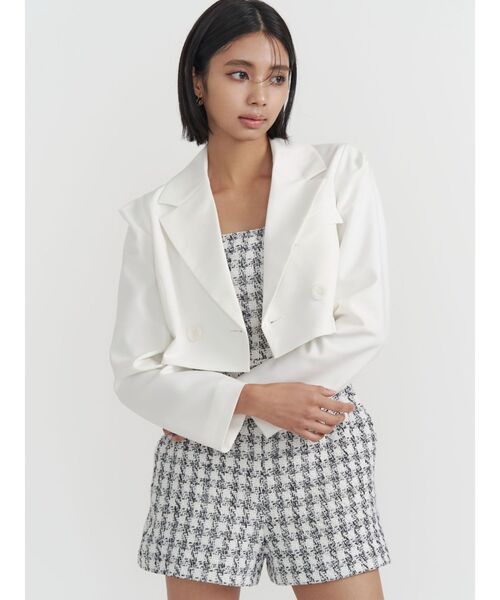 ショートダブルジャケット【SETUP着用可】（テーラードジャケット）｜GYDA（ジェイダ）