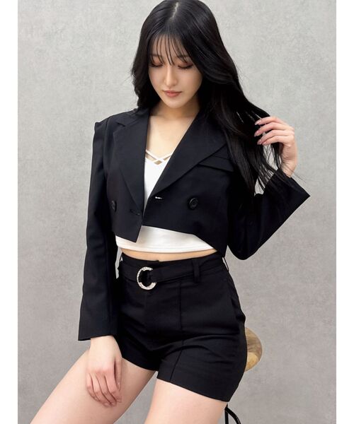 ショートダブルジャケット【SETUP着用可】（テーラードジャケット）｜GYDA（ジェイダ）