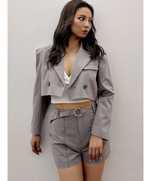 ショートダブルジャケット【SETUP着用可】（テーラードジャケット）｜GYDA（ジェイダ）