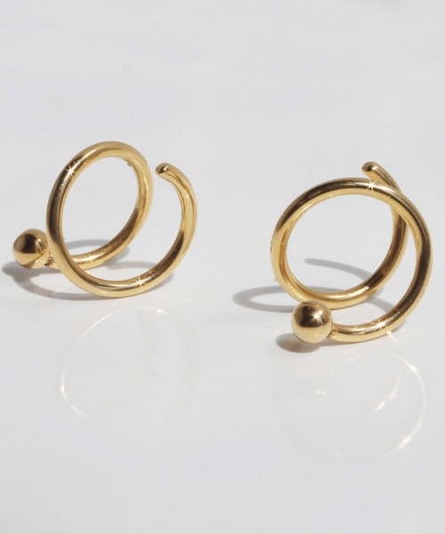 abaskdesign(アバスクデザイン)の「金属アレルギー対応 スパイラルピアス(ピアス(両耳用)・レディース・ゴールド・FREE)」の10枚目の写真