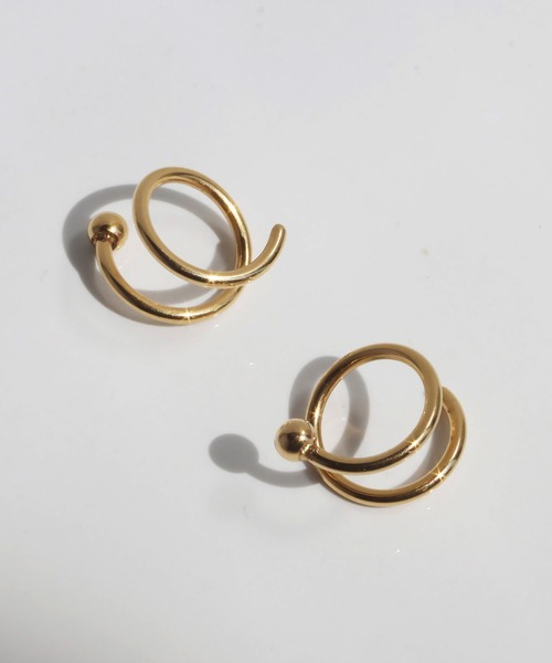 abaskdesign(アバスクデザイン)の「金属アレルギー対応 スパイラルピアス(ピアス(両耳用)・レディース・ゴールド・FREE)」の11枚目の写真