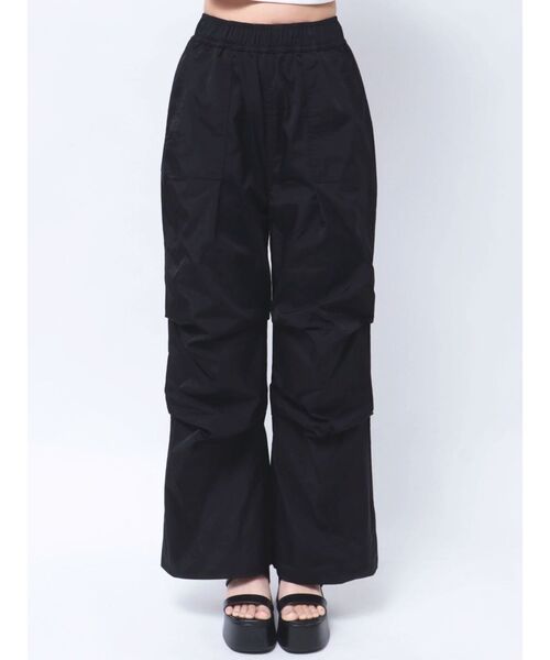 EMODA（エモダ）の「ラスターナイロンタックパンツ（その他パンツ・レディース・ブラック/カーキ/ブラウン・FREE）」の21枚目の写真