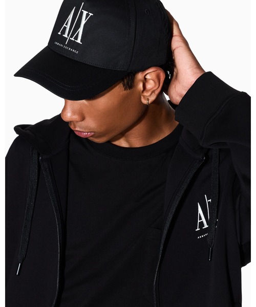 ARMANI EXCHANGE(アルマーニエクスチェンジ)の「【A|X アルマーニ エクスチェンジ】ICON パネルキャップ(キャップ・メンズ・ホワイト/ブラック/グレイッシュベージュ・FREE)」の11枚目の写真
