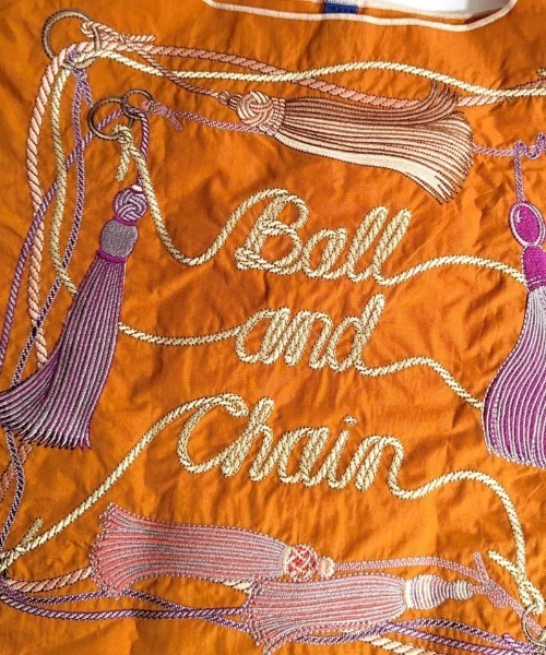 Ball&Chain（ボールアンドチェーン）の「[Ball&Chain]shopping bag-Tassel(M)（エコバッグ/サブバッグ・レディース・ベージュ/ネイビー/オレンジ・M）」の12枚目の写真