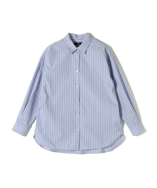 SHIPS Colors(シップス カラーズ)の「SHIPS Colors: 〈手洗い可能〉ソリッド オーバー シャツ◇(シャツ/ブラウス・レディース・ピンク/オフホワイト/イエロー/ライトブルー・ONE SIZE)」の3枚目の写真