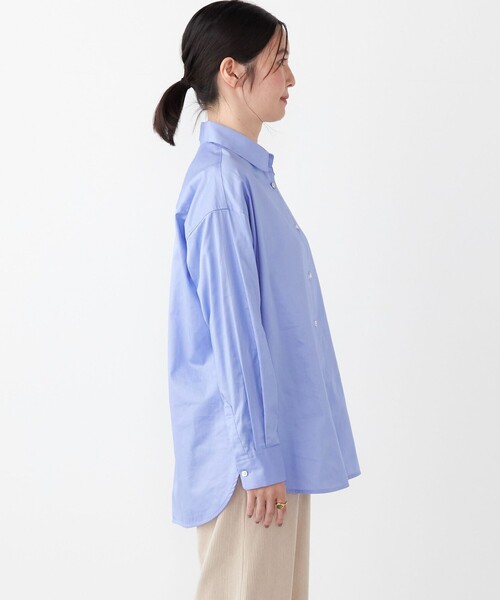SHIPS Colors(シップス カラーズ)の「SHIPS Colors: 〈手洗い可能〉ソリッド オーバー シャツ◇(シャツ/ブラウス・レディース・ピンク/オフホワイト/イエロー/ライトブルー・ONE SIZE)」の18枚目の写真