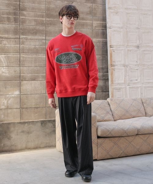 PBLIM(ページボーイリム)の「《UNISEX》ライダーロゴスウェット(スウェット・レディース・レッド/ブラック・MEDIUM/LARGE)」の16枚目の写真