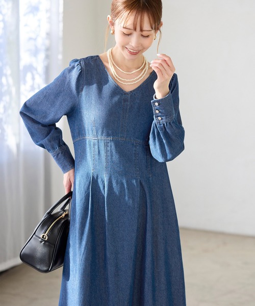 セール】デニムワンピース（ワンピース）｜ROPE' PICNIC（ロペ