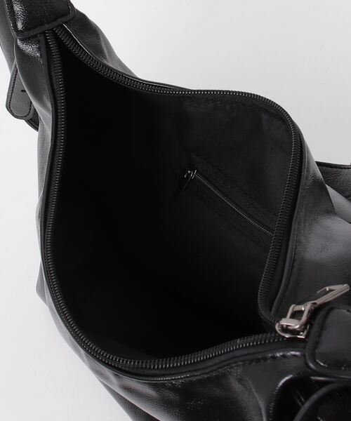 tinkerend(ティンカーエンド)の「Belt Shoulder Bag / ベルトショルダーバッグ 2WAY(ショルダーバッグ・レディース・ブラック・FREE)」の5枚目の写真