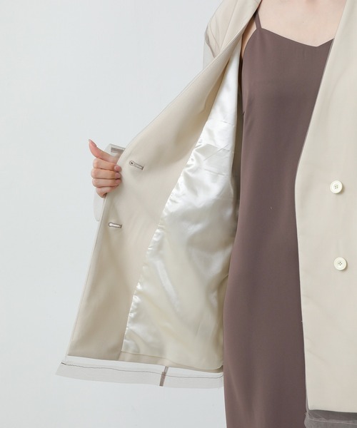 Neige バックフレアジャケット　ノーカラージャケット ノーカラージャケット｜商品一覧｜BIGI online store - ビギ