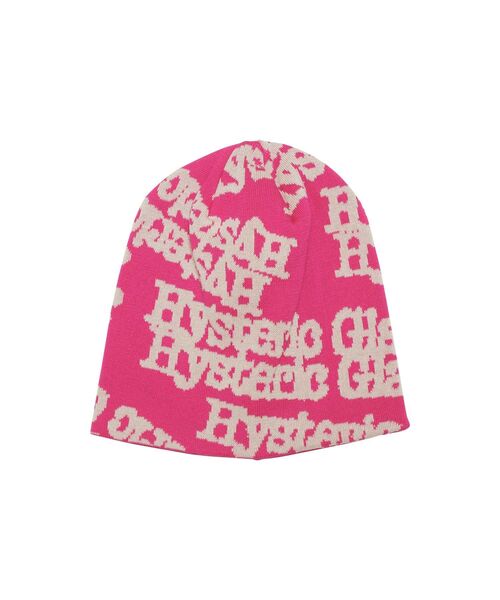 ヒステリックグラマー TYPICAL HYSTERIC柄 オーバーサイズビーニー HYSTERIC GLAMOUR（ヒステリックグラマー）の「TYPICAL HYSTERIC