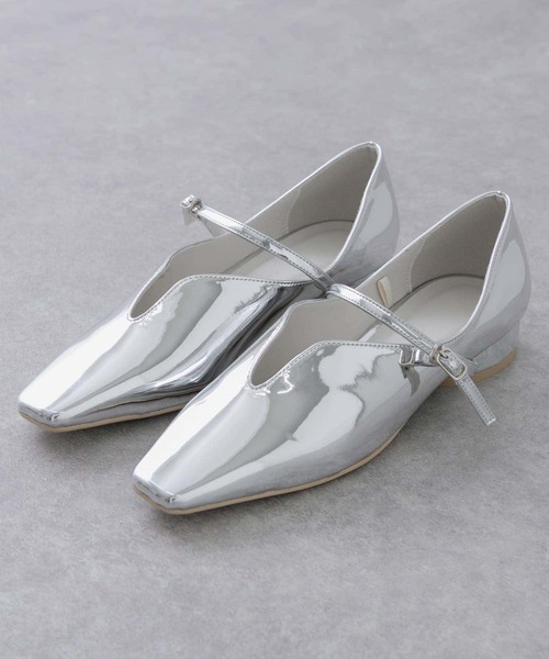 PIPPICHIC メタリック ポインテッド パンプス Pippichic（ピッピシック）の「【PIPPICHIC】ポインテッドトゥパンプス