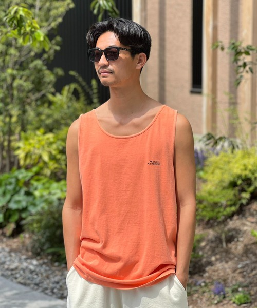 MAGIC NUMBER(マジック ナンバー)の「【MAGIC NUMBER】 SEE YOU IN THE WATER LEAF TANK シーユーインザウォーターリーフタンク(タンクトップ・メンズ・ブラック/ターコイズブルー/オレンジ/ホワイト・X-LARGE/LARGE/MEDIUM)」の14枚目の写真