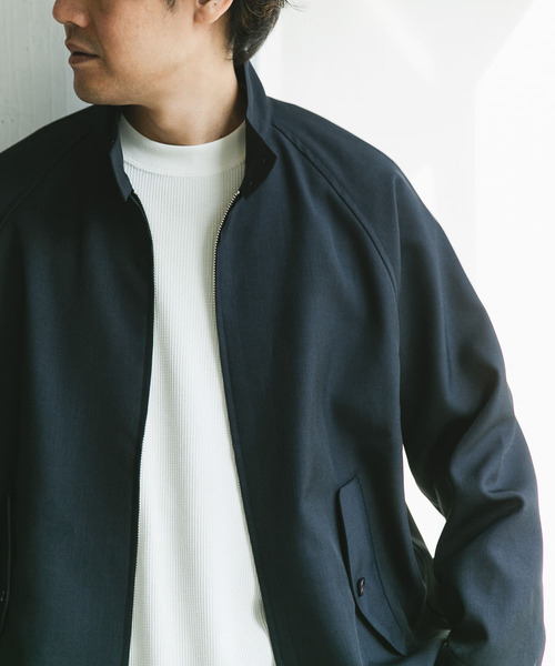 URBAN RESEARCH DOORS（アーバンリサーチドアーズ）の「『吸水速乾』セオアルファドライビングジャケット（ブルゾン・メンズ・ネイビー/グリーン系その他/ブラック・MEDIUM/LARGE）」の13枚目の写真