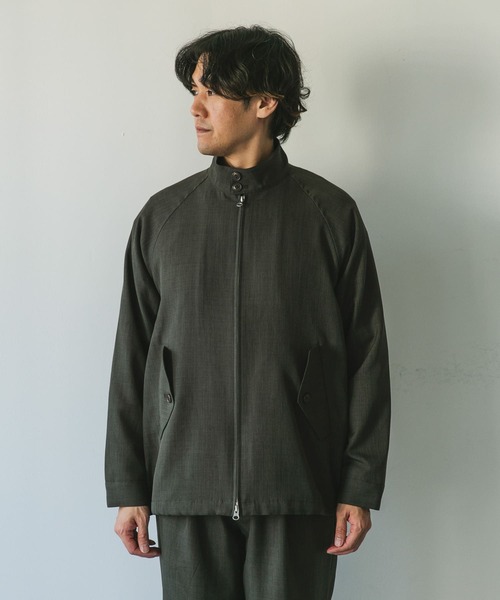 URBAN RESEARCH DOORS（アーバンリサーチドアーズ）の「『吸水速乾』セオアルファドライビングジャケット（ブルゾン・メンズ・ネイビー/グリーン系その他/ブラック・MEDIUM/LARGE）」の19枚目の写真