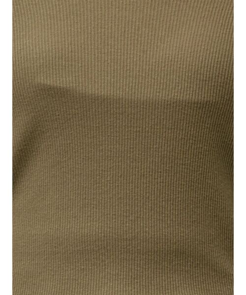 Ungrid(アングリッド)の「オフショルデザインロングスリーブTee(Tシャツ/カットソー・レディース・アイボリー/ブラック/ブラウン・FREE)」の4枚目の写真