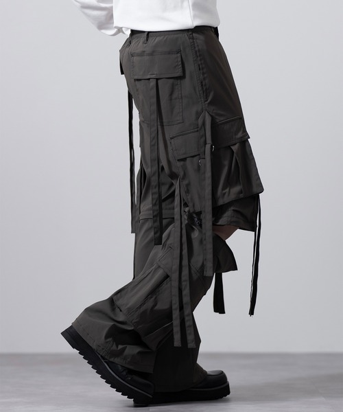 CLEL（クレイル）の「【CLEL】2way Design Nylon Techno Pants