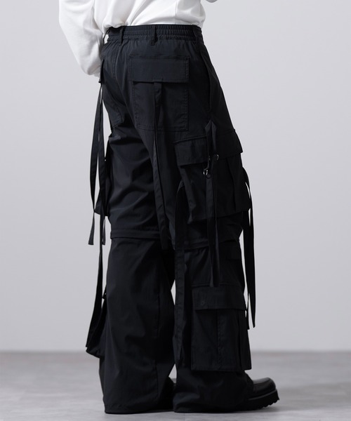CLEL】2way Design Nylon Techno Pants / 2wayデザイン ナイロン