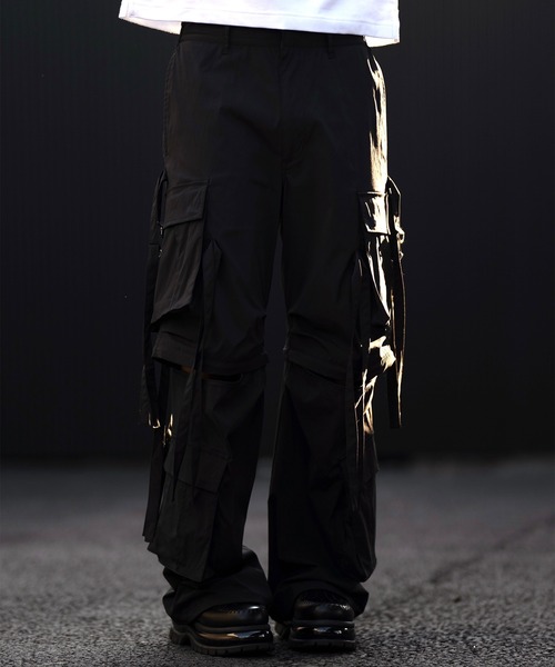 【★超目玉】 Design CLEL（クレイル）の「【CLEL】2way Nylon Pants Techno パンツ