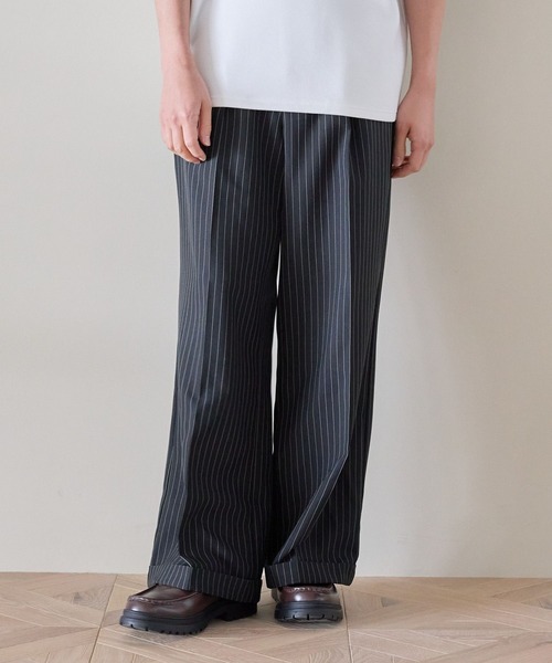 LAKOLE（ラコレ）の「ストライプワイドパンツ / 289309（スラックス